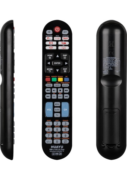 RM-L1107+X Plus Unıversal LCD LED Tv Kumanda (4767) - MBN7295-3822