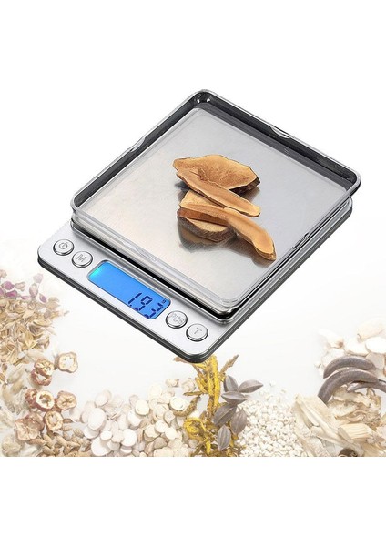 Kuyumcu Terazisi Profesyonel Dijital 2000 gr Hasas Terazi 0.1 gr (4767) - MBN5520-3440