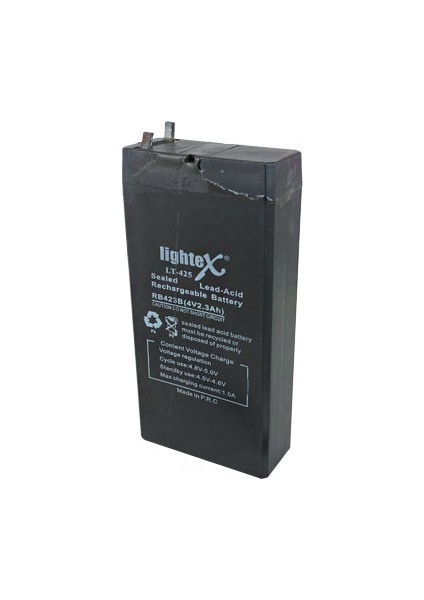 Lıghtex LT-425 4 Volt - 2.3 Amper Akü (100 x 50 x 20 Mm) (4767) - MBN8551-1867