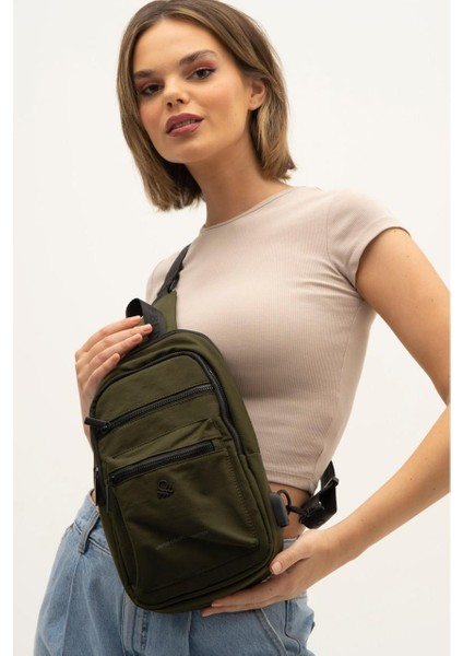 Erkek Vücut Çantası Bodybag Haki Bnt1263