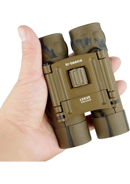 Trtasco 12X25 El Dürbünü 1000M/56M Geniş Görüş Alanlı Kamuflaj - MBN8436-2149
