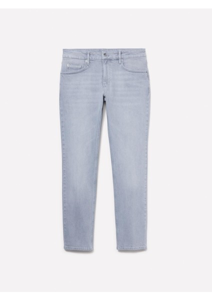 Pamuk Karışımlı Vintage Yıkama Efektli Dar Pantolon Erkek 888 Pantolon - 324A4RG4SE02A fırsatları