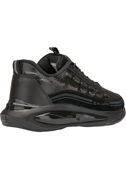 Günlük Erkek Sneaker Bağcıklı Kalın Tabanlı Oval Burunlu Süet Detaylı Spor Ayakkabı 2250