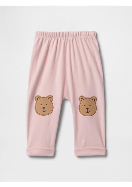 Bebek Pembe Brannan Bear Işlemeli Pull-On Eşofman Altı