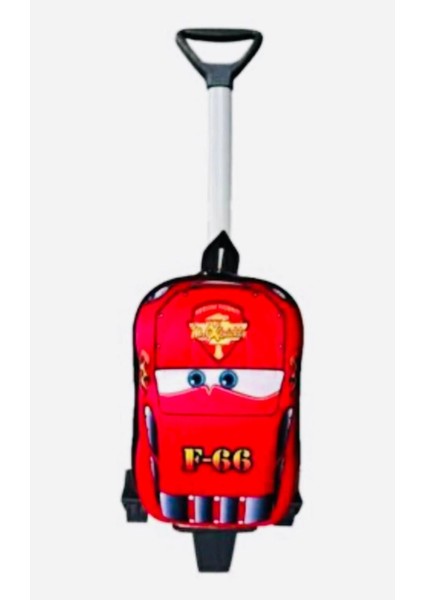 Anaokulu Çekçekli Sırt Çantası 3-6 Yaş 5d Kabuk