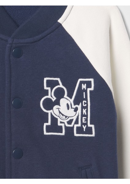 Erkek Bebek Lacivert Gap × Disney Vintage Soft Varsity Ceket
