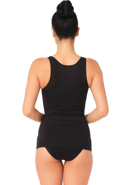 Miraxx Siyah Mı Emay 5015 Kalın Askılı Atlet Korse modelleri