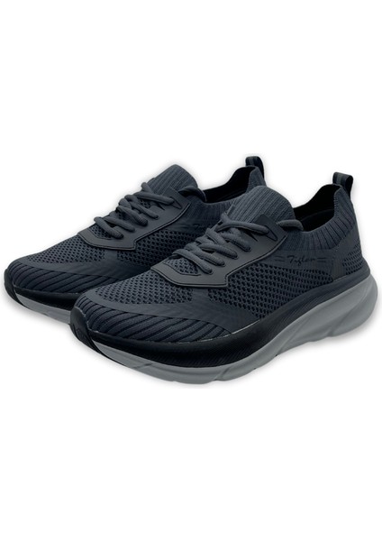 Neon Buz Siyah Erkek Spor Ayakkabı