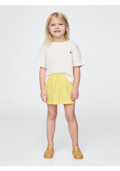 Kız Bebek Sarı Ultrasoft Pull-On Şort