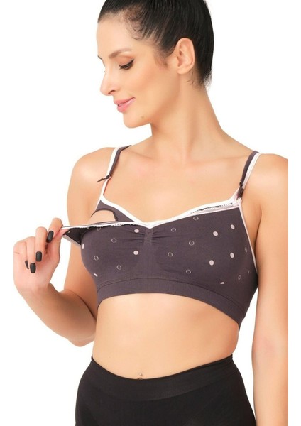 Miraxx Antrasit Mı Emay 5310 Emzirme Sütyen