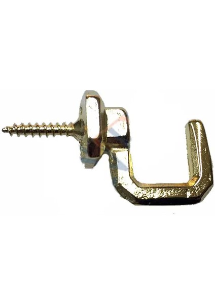 Vidalı Kanca Askı Büyük - 15 x 23MM Sarı - 100 Adet - MBN1529-1723
