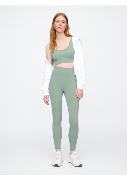 Kadın Yeşil Gapfit Sky High Studio Full-Length Legging Tayt