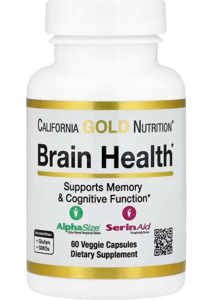 Brain Health Alpha Phosphorus And Phosphatidylserine, 60 Veggie Capsules