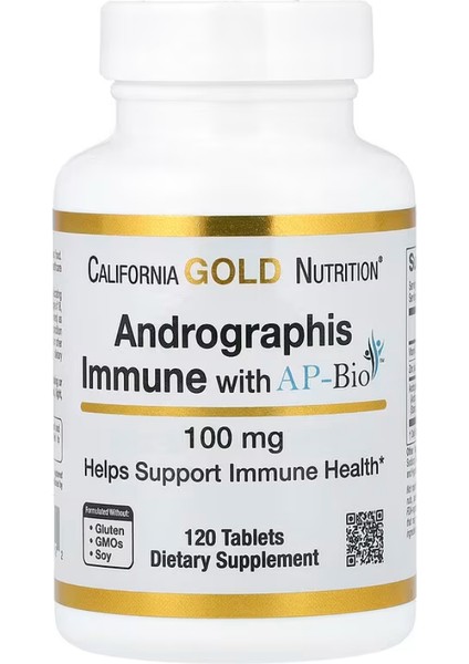 Andrographis Immune With Ap-Bio 100 mg 120 Tablets