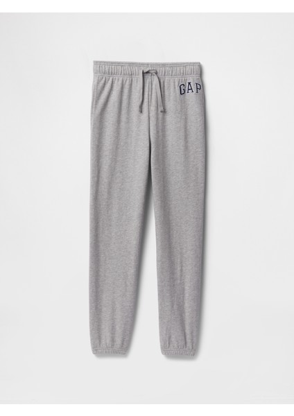 Erkek Çocuk Gri Relaxed Gap Logo Eşofman Altı