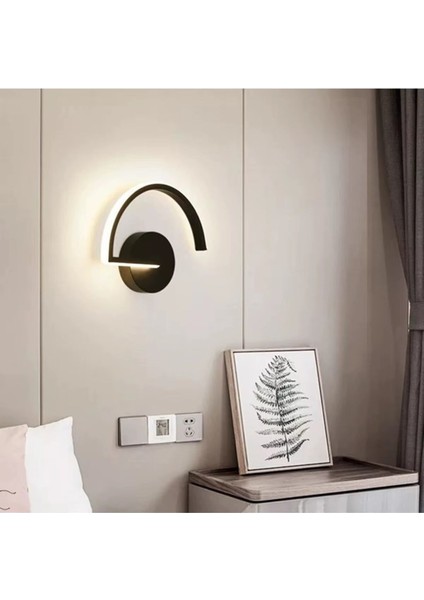 Saat Model Modern LED Beyaz Işık Ultra Power LED Avize Salon Hol Yatak Odası Ledli Aplik Avize