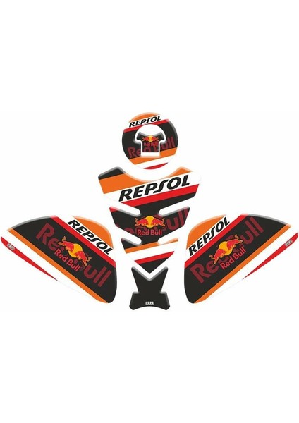 Honda Cbr 125CC-250CC 2005 - 2018 Uyumlu Tank Pad Set