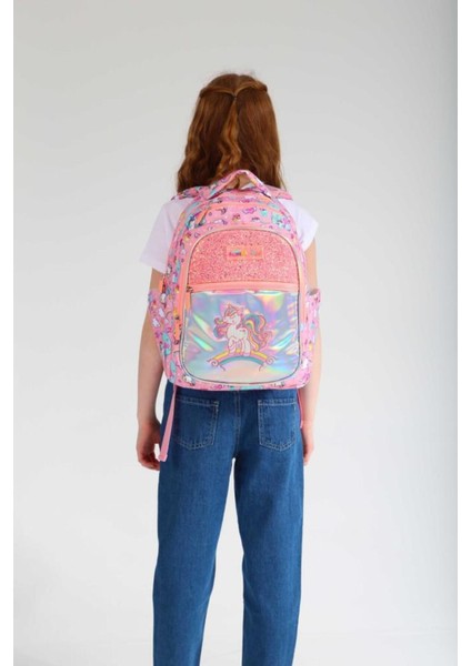 Kids Sırt Çantası Aynalı Taşlı Unicorn L5136