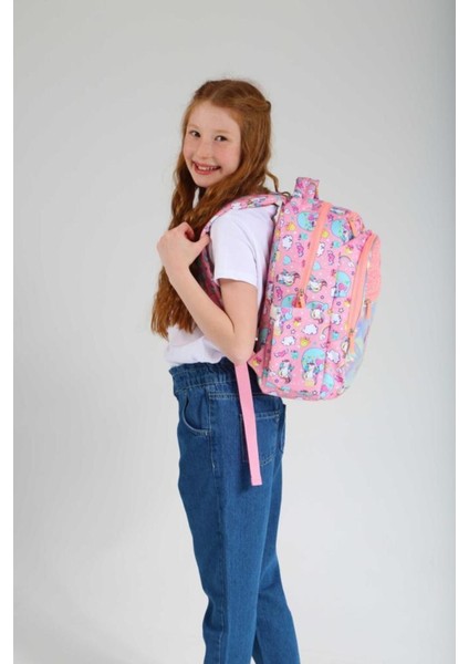 Kids Sırt Çantası Aynalı Taşlı Unicorn L5136