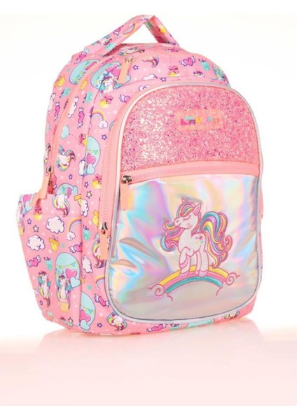 Kids Sırt Çantası Aynalı Taşlı Unicorn L5136