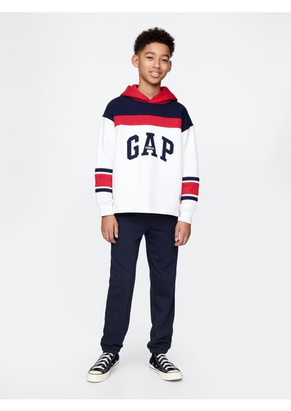 Erkek Çocuk Lacivert Relaxed Gap Logo Eşofman Altı