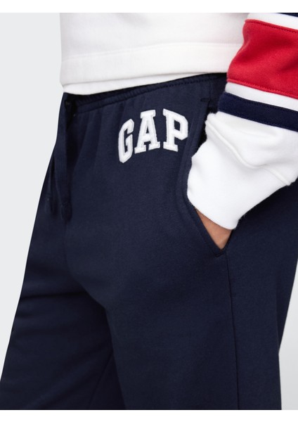 Erkek Çocuk Lacivert Relaxed Gap Logo Eşofman Altı