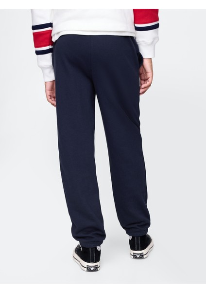 Erkek Çocuk Lacivert Relaxed Gap Logo Eşofman Altı