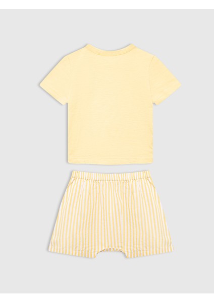 Bebek Sarı 3'lü Outfit Set