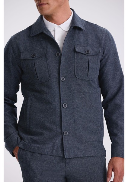 Lacivert Slim Fit Sivri Yaka Spor Erkek Takım Elbise modelleri