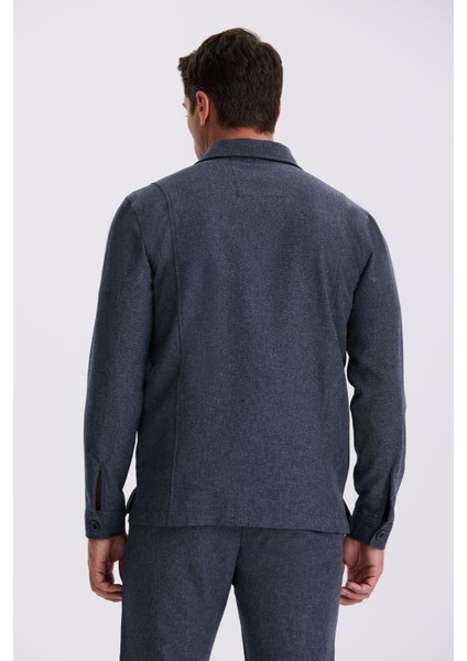Lacivert Slim Fit Sivri Yaka Spor Erkek Takım Elbise fırsatları