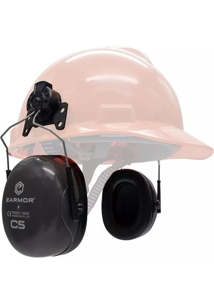 Earmor Pasif Gürültü Önleyici Baret Kulaklığı C6H