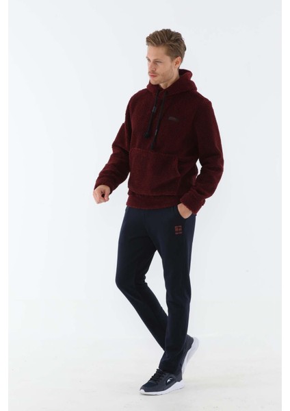 Comfort Erkek Kapşonlu Uzun Kol Bordo Sweatshirt 20229 fırsatları