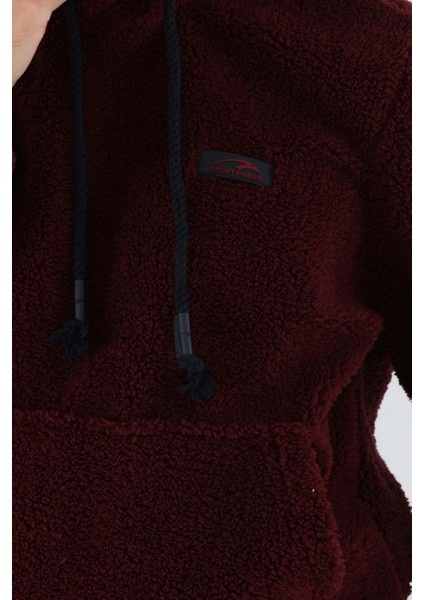 Comfort Erkek Kapşonlu Uzun Kol Bordo Sweatshirt 20229 indirimleri