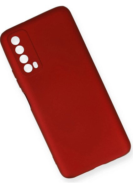 Huawei P Smart 2021 Kılıf First Silikon - Bordo Gnzrz