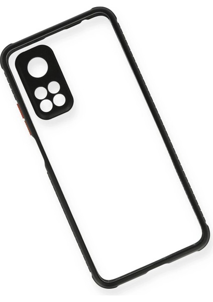 Xiaomi Mi 10T Pro Kılıf Miami Şeffaf Silikon - Siyah Gnzrz