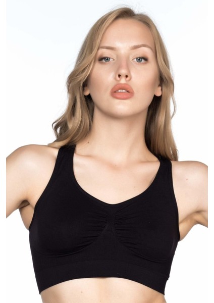 Miraxx Siyah Mı Emay 4001 Soft Sporcu Büstiyer