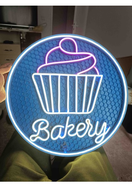 Neon LED Işıklı Ekmek Pasta Fırın fırsatları