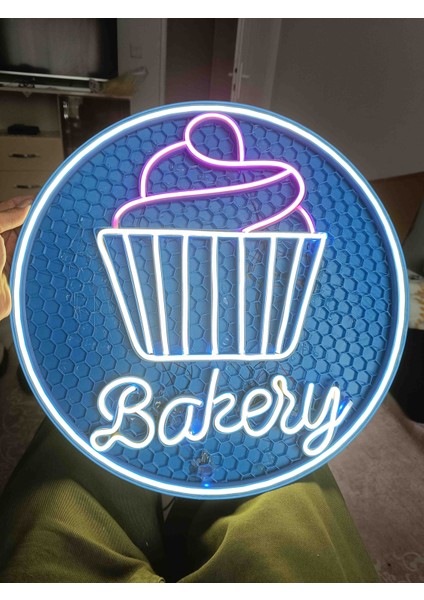 Neon LED Işıklı Ekmek Pasta Fırın indirimleri