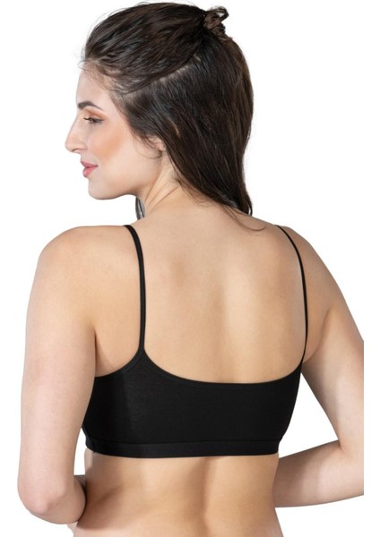 Miraxx Siyah Mı Emay 1425 Modal Cotton Pedli Büstiyer