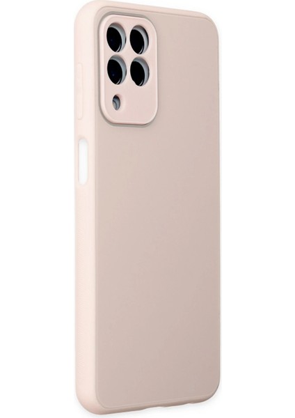 Samsung Galaxy M33 Kılıf Glass Kapak - Pembe Gnzrz