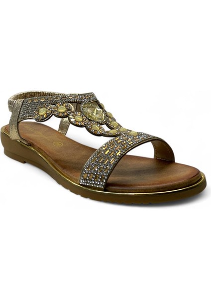 7054 Kadın Taşlı Sandalet