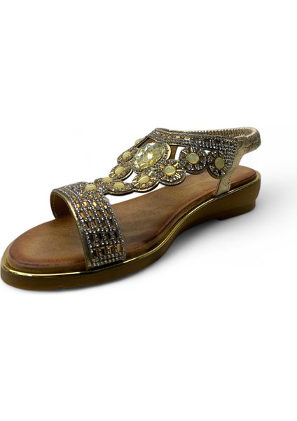 7054 Kadın Taşlı Sandalet modelleri