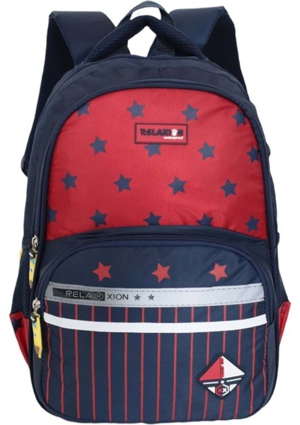 1320 Ortopedic Ilkokul Çanta - Nkt00181-Lacıvert Kır-Tek Ebat