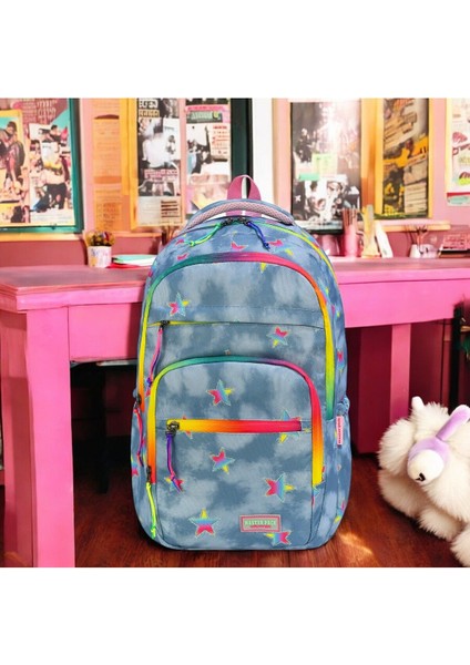 Çok Gözlü Su Geçirmez Suluklu Ortopedik Sırt Seyehat Spor Günlük Okul Çantası fiyatları