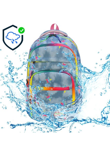 Çok Gözlü Su Geçirmez Suluklu Ortopedik Sırt Seyehat Spor Günlük Okul Çantası modelleri