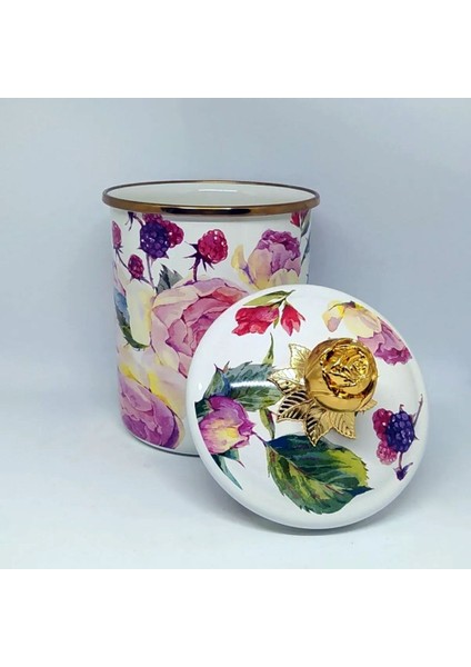Orta Boy Kavanoz 12 cm Rose Deluxe