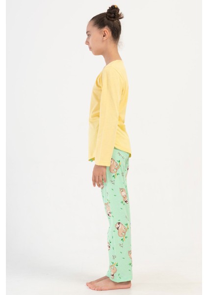 Pamuklu Kız Çocuk Uzun Kol Pijama Takım(1-2/7-8) , 405232 modelleri