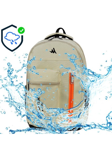 Çok Gözlü Su Geçirmez Suluklu Ortopedik Sırt Seyehat Spor Günlük Okul Çantası modelleri