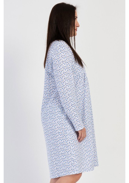 Pamuklu Kadın Uzun Kol Ikı Iplık Büyük Beden Gecelik , 161706 modelleri