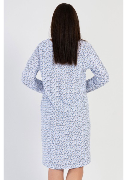 Pamuklu Kadın Uzun Kol Ikı Iplık Büyük Beden Gecelik , 161706 fırsatları